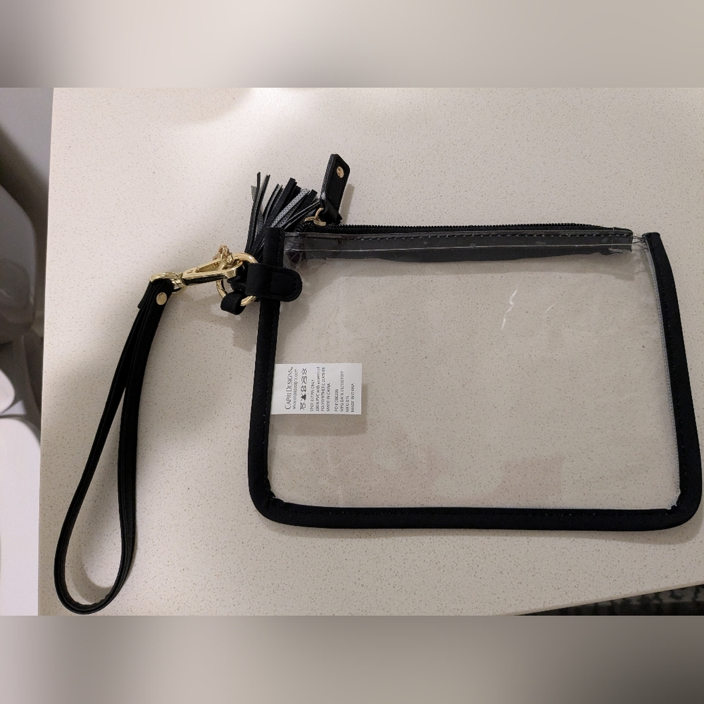 Clear Bag Wristlet